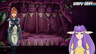 Redhead strips feeling the heat of sperm.