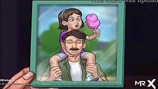 Summertimesaga features mature lady in sex fun at e3 29