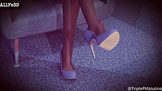 Teasing Footjob Compilation In 3D Hentai