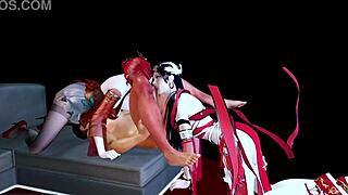 Threesome With Bigboobs Princesses In Doggystyle!