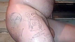 check out this russian gay's crazy anal fetish and cum swallowing session