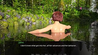 jhon feeling emotional fucking audrey and lizzie in the river