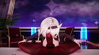 hotaru rides cowgirl style in wild hentai action