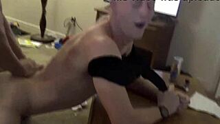 thick dick sliding down, sloppy and dirty.