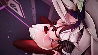 hotaru rides cowgirl style in wild hentai action