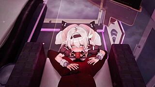 hotaru rides cowgirl style in wild hentai action