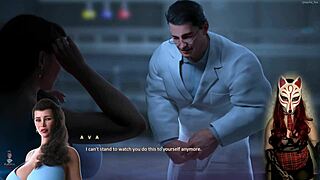 Gamer Girl In See-Through Bra Plays Porn Game In Apocalust 9