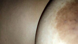 SQUEEZING My Step's Big Nipples Hard!