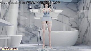 碧蓝航线镇海3D裸舞抖音风