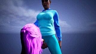 Curvy Futa Teen Dominates With Deepthroat And Bdsm Bondage