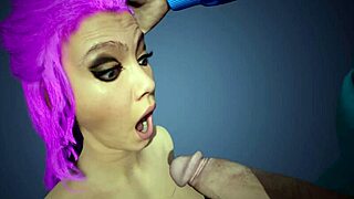 Curvy Futa Teen Dominates With Deepthroat And Bdsm Bondage