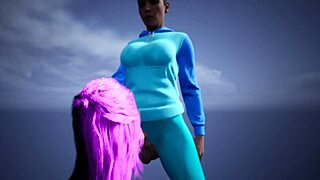 Curvy Futa Teen Dominates With Deepthroat And Bdsm Bondage