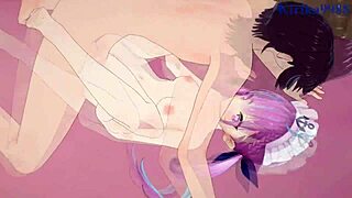 Minato Aqua And Ookami Mio Intense Sex In Hololive Hentai