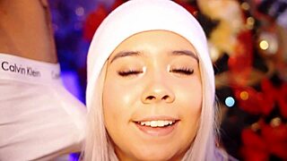 Watch Valentina suck and gag on cock daily?