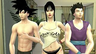 MILF mom gets assfucked by sons