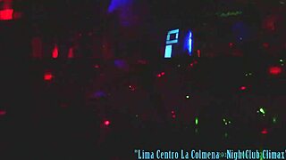Night club climax caught on video!