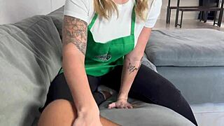 Barista Girl Cheats at Work, Wanna Join? 😜