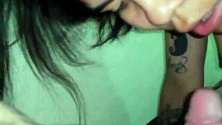 Teen gives oral to friend and swallows monster cock cum. 😋
