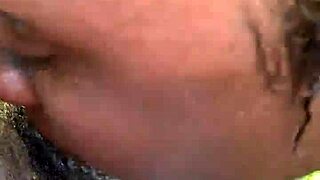 ghetto bitch sucks and fucks monster cock outdoors