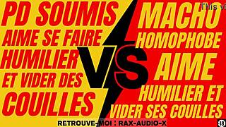 plan hard entre un fran�ais h�t�ro macho puissant et un jeune gay soumis et faible!