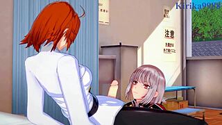 florence nightingale and meltryllis in fate grand order hentai
