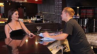 Bartender Discovers Milf Pussy In Doggy And Cowgirl