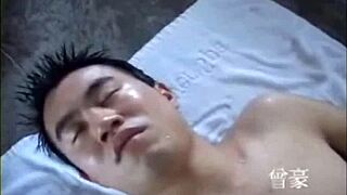 twink boys giving blowjob and getting fucked by muscular hunk