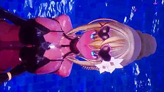 Konosuba characters engage in sex scenes