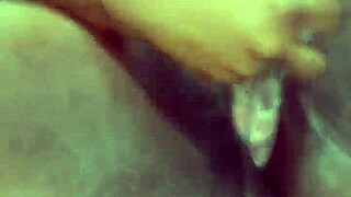 Ebony Whore Squirts Intensely While Masturbating Her Huge Ass Solo