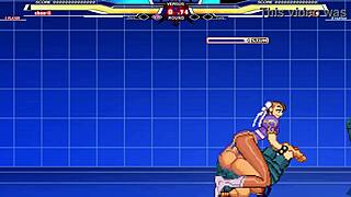 Chun-Li battles Long in hentai sex with cumshot.