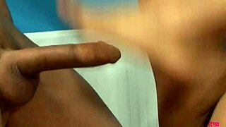 this brunette bitch got her feet and cunt drilled hard