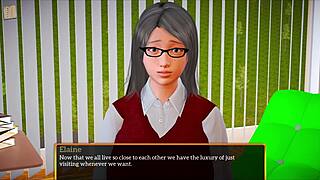 I discover erotic adventures in my new family with big tits and ass hentai