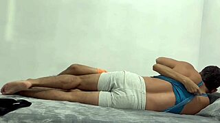 First time anal blowjob with twink bodybuilder amateurs