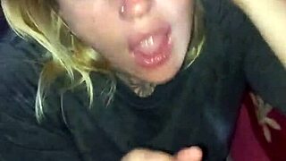 Sloppy Deepthroat Until I Explode on Her Pretty Girlfriend Face