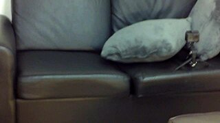 teen girl shows her hands in a hardcore casting interview.