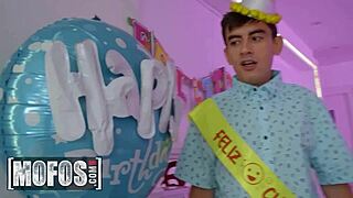 Who Knew Birthday Surprises Could Be This Wild? Mina, Haix, And Jordi In Intense Threesome Action