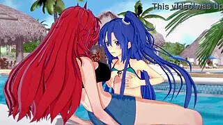 Chris Yukine And Friends In Intense Lesbian Futanari Sex