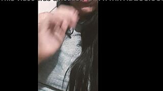 Hey, my horny cousin films herself masturbating just for me!