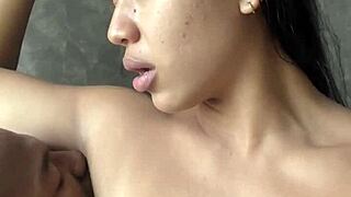 He teases my armpits and nipples before we get wild. Just an amateur couple, Nysdel, having fun!