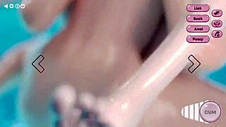 Yo, these 3D futa bitches bang hard by the pool!