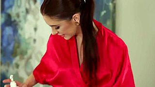 john strong unwinds with anna de ville's steamy massage session