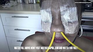 Hey slave Rose, feel the tubes? Mistress April owns you now in this femdom game!