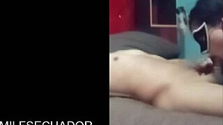 Fulfilled mother-in-law fantasy with latina fans