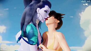 Compilation of Overwatch's most beautiful women in 3D animation