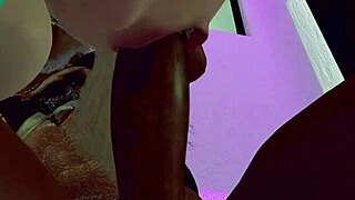 Bentley gives a deepthroat blowjob in diaper.