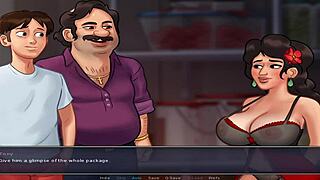 Hentai game with big boobed girls and animal action