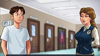 summertime saga with hot teacher milf action