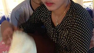 hanif pk and sumona get wild as ebony babe rides hard