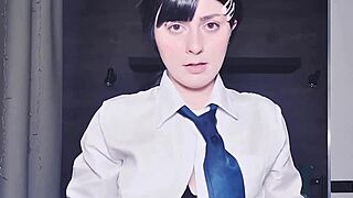 the devil said, 'fuck those three cocks until creampie in your pussy for freedom, kobeni'