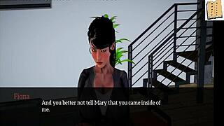 my new family 15 with brunette big tits monster cock at office